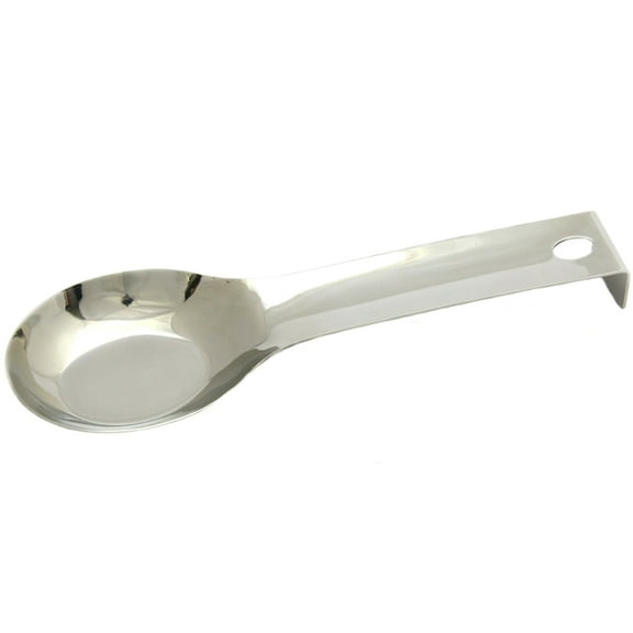 Chef Craft Classic Spoon Rest, 10.5 inches in Length, Stainless Steel