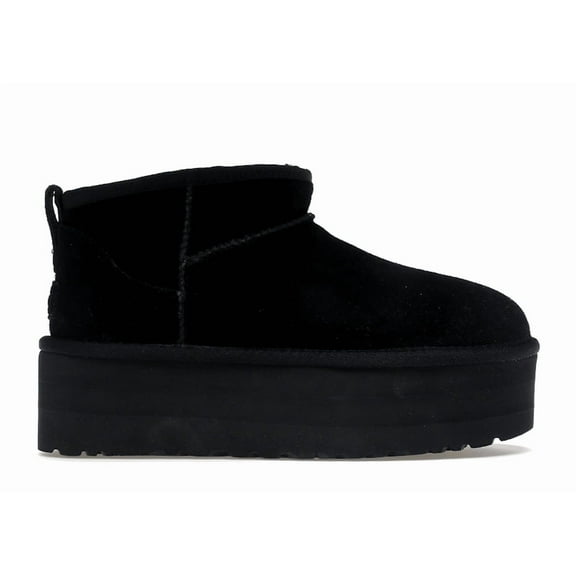 UGG Women's Classic Ultra Mini Platform Boot Black, from StockX
