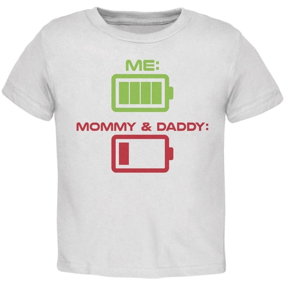 Funny Child Battery White Toddler T-Shirt - 3T