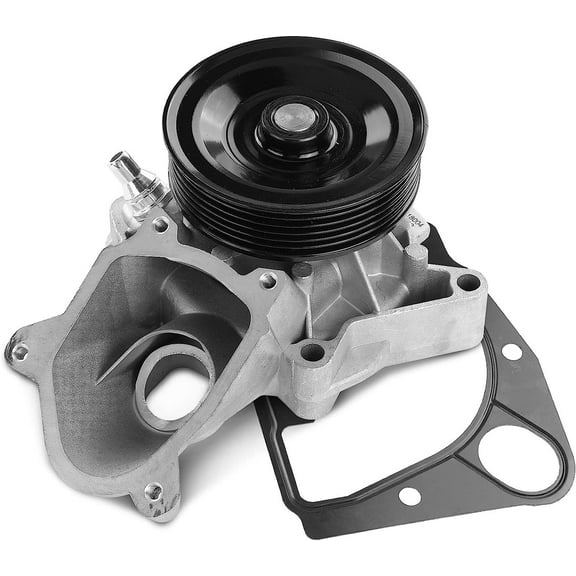 A-Premium Engine Water Pump with Gasket & Pulley Compatible with BMW 335d 2009-2011 X5 2009-2013 3.0L Diesel