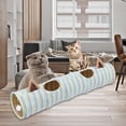 thumbnail image 4 of Tubo de gato Sunnimix para gatos de interior juguetes plegables, 4 of 8