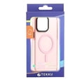 thumbnail image 5 of Funda TEKKU Matte Color para iPhone 15 PLUS Trans Rosa compatible con MagSafe, 5 of 5