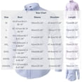 thumbnail image 4 of Awdenio Shirts for Men Long Sleeve Button Down Business Casual Shirts for Men Stripe Pattern, 4 of 9