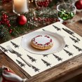 thumbnail image 6 of Nkmbld Place Mats for Dining Tables, Christmas Placemats Restaurant Decoration Table Mats Heat Resistant Non-Slip Place Mats for Kitchen Dining Decoration, 6 of 8