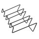 thumbnail image 3 of GOOHOCHY 3 soportes de hierro para vino, modernos y minimalistas, para mesa, para botellas de vino, expositores de vino., 3 of 8