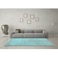 thumbnail image 3 of Ahgly Company Indoor Rectangle Abstract Light Blue Modern Area Rugs, 7' x 10', 3 of 4