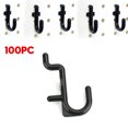 thumbnail image 3 of Peg Board Hook Kit Garage Tool Storage Pegboard 100pieces J Hook Locking Plastic, 3 of 13