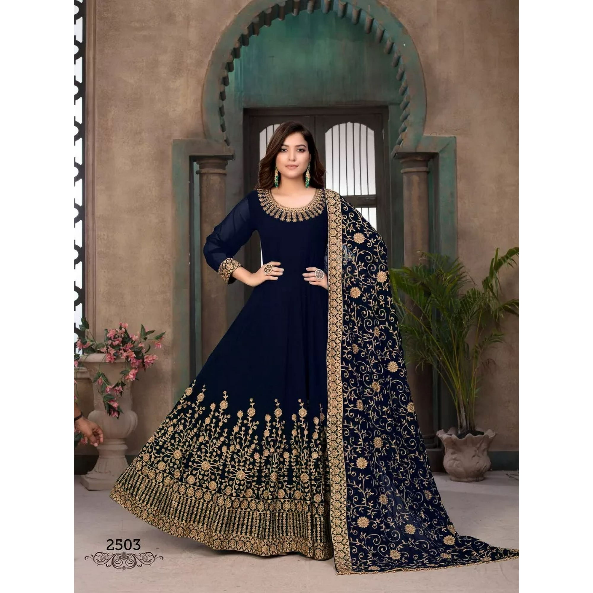 Indian Party Wear Festival Bridal Anarkali Beautiful Long Gown Bollywood Dresses