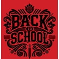 thumbnail image 4 of Back To School Adult Red Crew Neck Short Sleeve Tee-Medium, 4 of 4