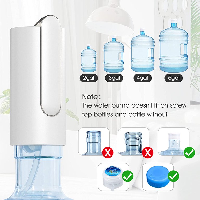 5 Gallon Foldable Water Dispenser, Portable Water Bottle Pump, Wireless  Electric Generic Gallon Bottle Water Pump, Automatic Drinking Pure Water