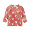 thumbnail image 5 of Grblisyd Girls Shirts Size 10-12 3/4 Sleeve Cute Animal Print T Shirts Kids Crewneck Casual Tops Graphic Tees, 5 of 6
