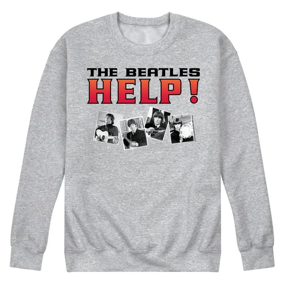 The Beatles - Help Photos-Men's Crew Fleece Sweatshirt