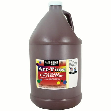 UPC: 0042229736889 | Art-Time® Washable Tempera Paint Brown – Gallon