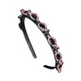 thumbnail image 2 of Washranp Hair Hoop,Non-slip Shiny Rhinestone Twist Clip Headband with Toothed Headband Braid Tool for Women Girls, 2 of 6