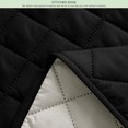 thumbnail image 4 of CHUN YI Reversible Wing Chair Slipcovers with Elastic Band and Side Pocket (Black), 4 of 6