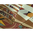 thumbnail image 4 of Ambesonne Tribal Quilted Bedspread Set 3 Pcs, Boho Folk, Queen Size, Multicolor, 4 of 5