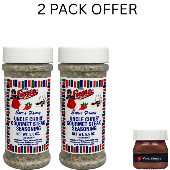 Bolners Fiesta Fiesta 5.5 Uncle Chris Gourmet Steak Seasoning