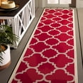 thumbnail image 2 of Safavieh Courtyard Becky Geometric Indoor/Outdoor Runner Rug, Red, 2'3" x 6'7", 2 of 9