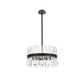 thumbnail image 7 of Serephina 20 inch crystal round pendant light in satin gold, 7 of 7