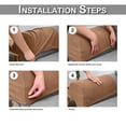 thumbnail image 7 of Skksst Velvet Armrest Slipcover Anti-slip Recliner Sofa Couch Armchair Loveseat Protector Cover, 7 of 7