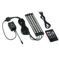 thumbnail image 3 of Sidaley Tira de luces LED para coche, lámpara de cadena, atmósfera, resistente al agua, tira de luces LED, Control remoto, lámpara 5050 9LED Bombillas para automóviles, 3 of 6