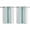 Teal green, variant on Lake Blue Stripes Kitchen Curtains Small Short 39 Inch Length, Minimalist Abstract Vertical Lines Grommet Top Bedroom Living Room Curtains, Light Filtering Cafe Curtain Drapes 2 Panels Set 55''x39''