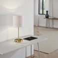 thumbnail image 7 of Mainstays Gold Metal Stick Table Lamp with USB and USB-C Ports, 19 in, 7 of 7