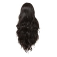 thumbnail image 2 of Ediodpoh European and American Style Black Midsection Big Wavy Long Curly Hair High Temperature Silk Wig Suitable for Parties Festivals 71cm / 28inches Wigs for Women Black_018, 2 of 9