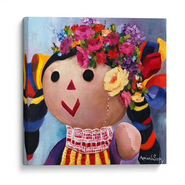 Cuadro decorativo - María de fiesta, Adriana Sosa 60x60 Canvas Lab Niños,