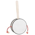 thumbnail image 4 of Hand-Cranked Wooden Rattle Drum Children'S Early Education Teaching Aids Musical Instrument Tambourine 4 Inches, 4 of 5