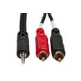 thumbnail image 3 of Hosa Technology 3' 1 Meter 3.5 mm TRSM to Dual RCAM Cable Audio Accessories, 3 of 3