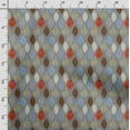 thumbnail image 3 of Soimoi Leaves Print, Poly Taffeta Fabric, Decor Sewing Fabric by The Yard 56 Inch Wide, Decorative Fabric for Outdoor Upholstery, Umbrellas and Home Accents, Brown & Red, 3 of 5