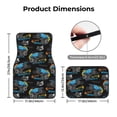 thumbnail image 5 of Pofeuu Cool Off-Road Vehicle Print Car Foot Mat Set of 4 Pieces - All-Weather Full Set Floor Mats for Cars Trucks SUVs, 5 of 7