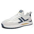 thumbnail image 7 of Men'S Versatile Mid-top Sneakers with Fabric Upper, Rubber Sole, and Cloth Insole， Running Casual Youth Dad Trendy Shoes |, 7 of 7