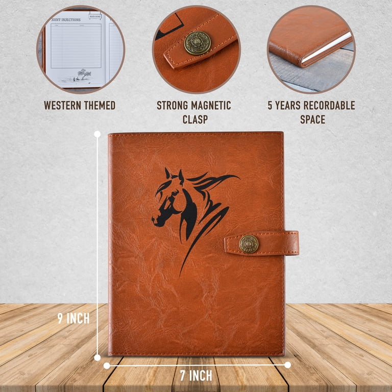 Equestrian Riding Journal & Logbook - 100 Pages Spiral Bound, Track Lessons, Goals & Horse Progress 1 thumbnail image