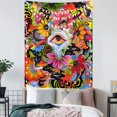 thumbnail image 2 of Tapestry Eyes Colorful World, pared de arce, 150 x 130 cm, microtela, 2 of 2