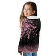 thumbnail image 2 of Xoenoiee Cherry Blossom Print Zip Up Hoodies Sweatshirt for Kids Girls Fleece Long Sleeve Sweater Shirts with Pocket Workout Sport Casual Hoodie Fall Outfits Sportswear Jumpers, M, 2 of 7