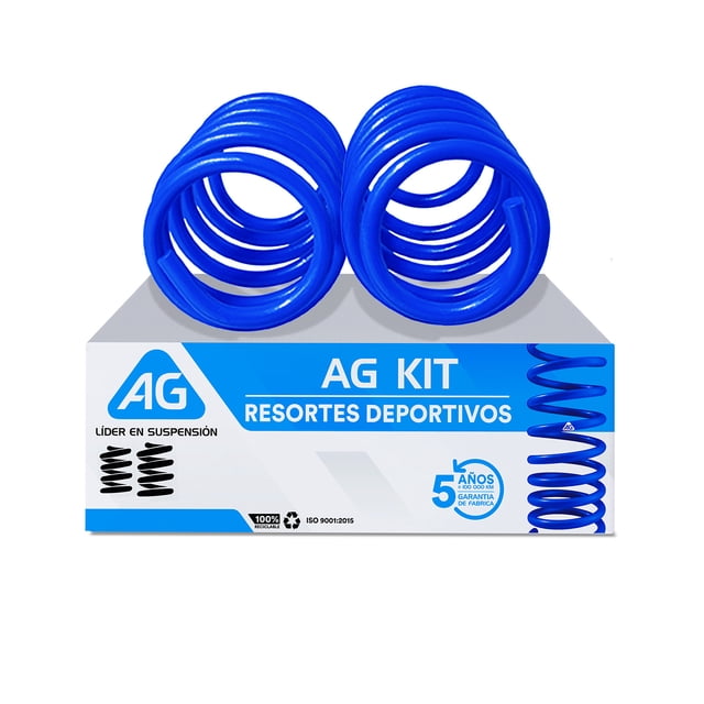 Resortes AG Kit para Auto Delanteros para Honda Civic 1.8L (Brasil) 2006 a 2011 2 Piezas Nuevos