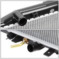 thumbnail image 3 of DNA Motoring OEM-RA-2573 Aluminum Radiator For 2001-2007 Honda Stream Non-USDM 02 03 04 05 06, 3 of 5