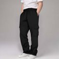 thumbnail image 2 of Boys Sweatpants Athletic Pants Baggy Sweatpants for Boys 3-14 Years Kids Youth Workout Sweat Pants Kids Black Sweatpants Size 13-14 Years, 2 of 7