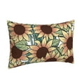 thumbnail image 7 of LNWH Rectangle Pillow Cover, Tropical Flower Sunflower Cushion Covers Pillowcase for Couch Bedroom Sofa, 16"x24", 7 of 7