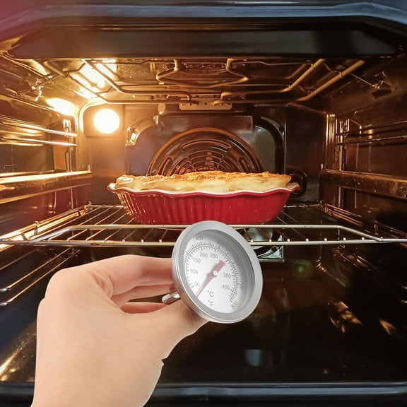 GOOHOCHY Stainless Steel Oven Thermometer Oven Temperature Meter Thermometer Baking Gadget