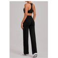 thumbnail image 4 of SKQIT Womens Workout Sets 2 Piece Yoga Outfits Racerback Tank Top High Waist Flare Leggings Gym Sets, 4 of 7
