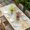 Yellow, variant on White Golden Marble Table Cloths for 5 Foot Rectangle Tables, Abstract Modern Art Marble Cracks Patio Waterproof Elastic Fitted Tablecloths, Washable Rectangular Table Cover for Camping