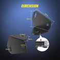 thumbnail image 6 of 2PCS 4" Rear Pillar Flag Antenna Mounting Brackets Rear LED Whip Light Brackets for Can Am Maverick X3 MAX 2017-2021 Accessories, 6 of 7