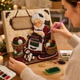 thumbnail image 3 of Christmas Pearl Art Kit DIY Diamond Painting Craft Set for Home Decor Holiday Mosaic Crafting Activity Handmade Gift Supplies B141, 3 of 3