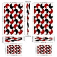 thumbnail image 3 of Geometric Retro Style Black Red White PS5/PS5 Pro/PS5 Slim Digital Disc Skin Sticker For Console And Controller Skins, 3 of 7