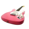 thumbnail image 4 of Zenison Full Size Right Handed Electric 6 String Guitar, Solid Wood Body Hot Pink, 4 of 7