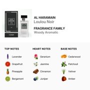 Al Haramain Loulou, Noir, Perfume for Women, 3.33 oz