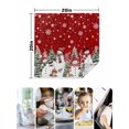 thumbnail image 4 of Red Christmas Cloth Napkins Set of 8 Reusable Dinner Napkins, Snowman Snowflake Xmas Tree Winter Cocktail Napkin Washable Table Napkins for Wedding/Holiday Party/Baby Shower 20"x20", 4 of 7